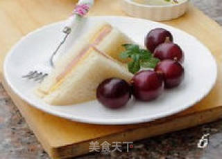 【ham and Cheese Sandwich】---- The Simplest and Quickest Breakfast recipe