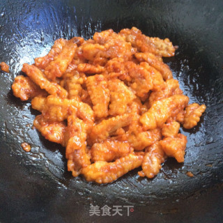 Sweet and Sour Pork Tenderloin Strips recipe