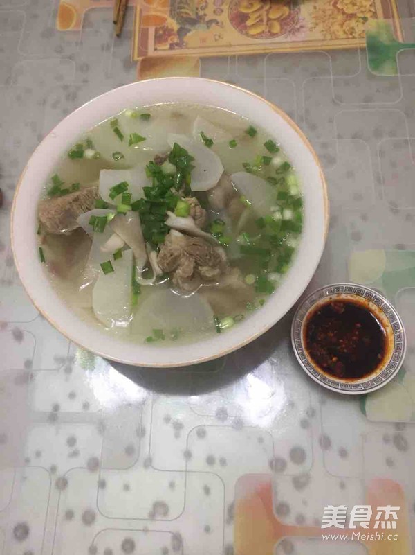 Radish Pork Ribs Soup recipe