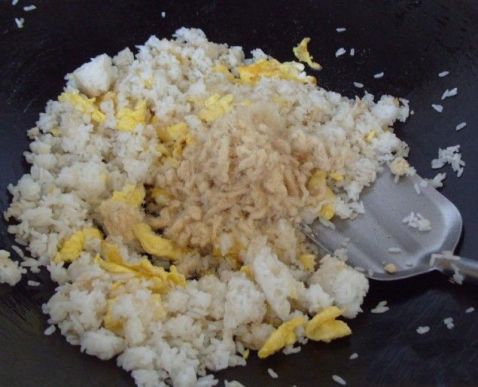Fried Rice with Pork Floss recipe