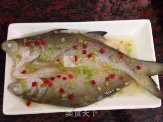 Sour Plum Steamed Fish with Bamboo Shoots recipe