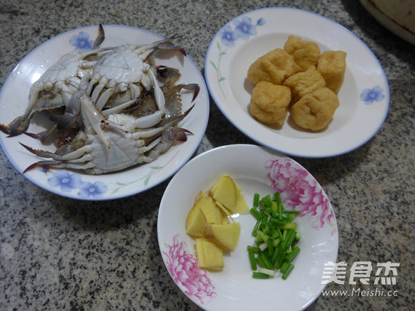 Fried Tofu with Crab recipe