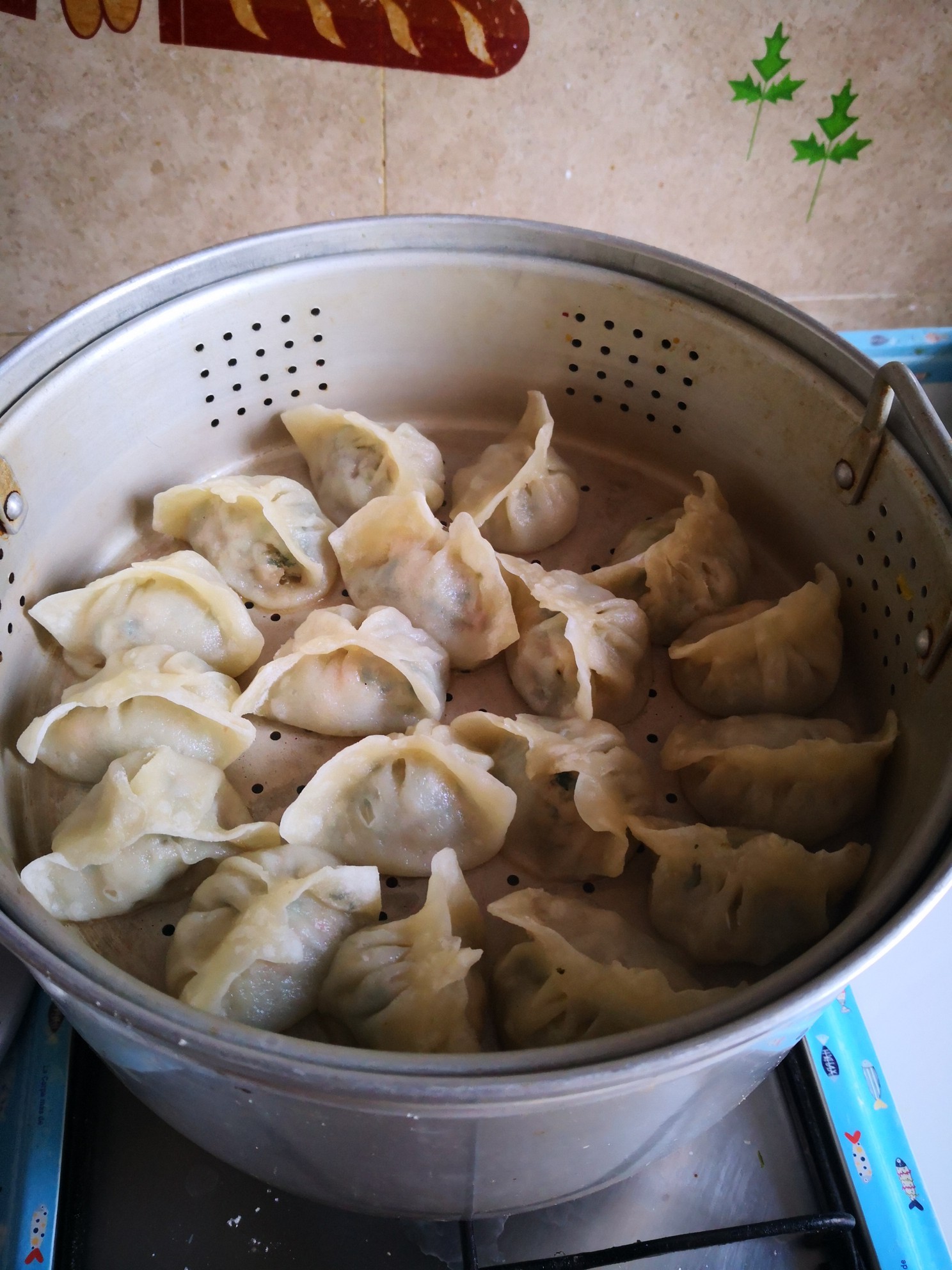 Rape Steamed Dumplings recipe