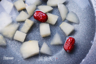 Lemon Rock Sugar Pear Water recipe