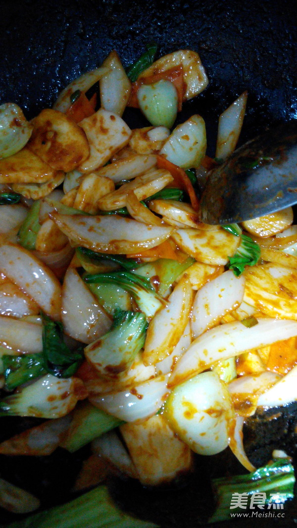 Spicy Fried Rice Cake recipe