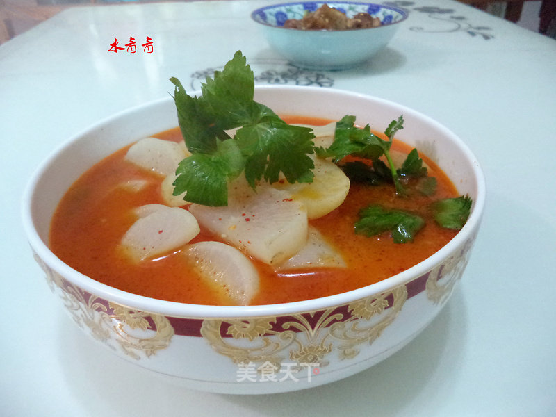 Spicy White Radish recipe