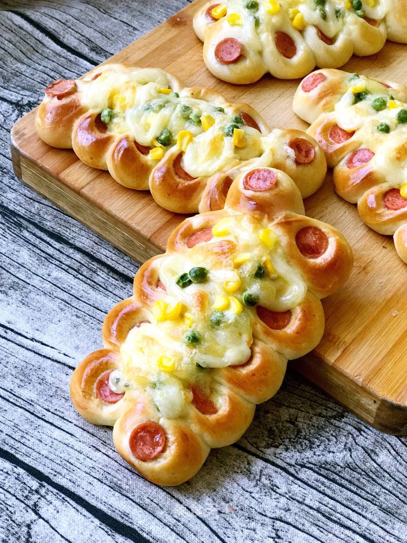 #aca Fourth Session Baking Contest# Making Pornographic Hot Dog Buns with Miscellaneous Vegetables recipe