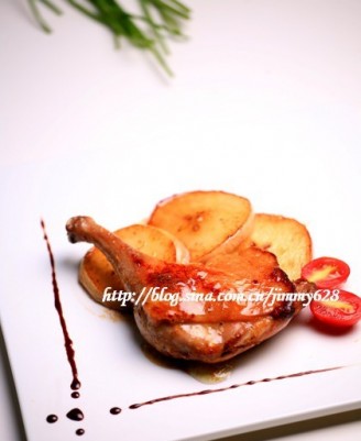 Fruity Roasted Duck Leg recipe