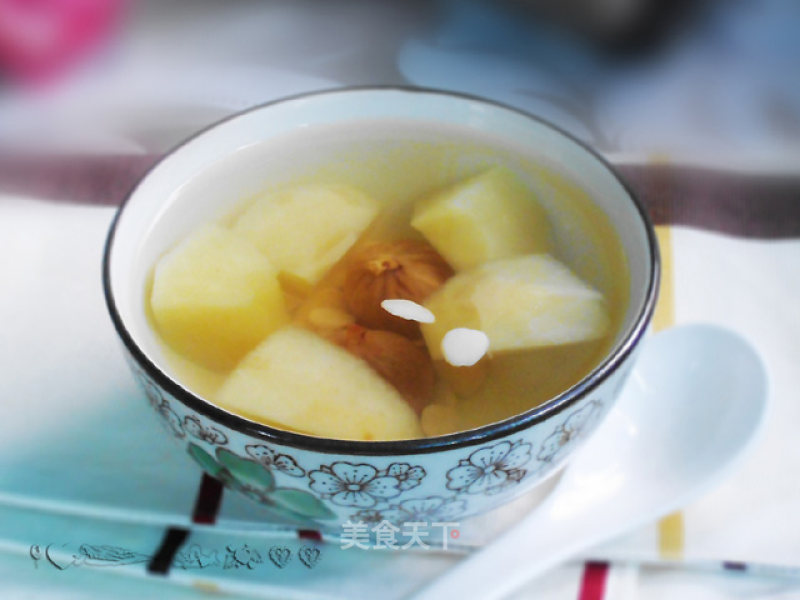 Apple Almond Fig Sweet Soup recipe