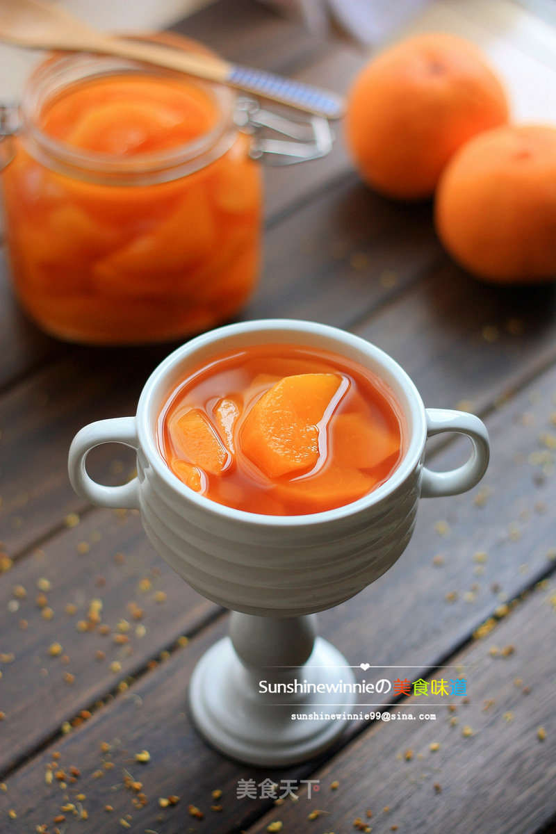 Nostalgic Food to Childhood --- Yellow Peach in Sugar Water recipe