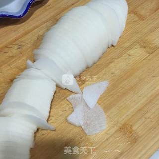 Radish Slices in Sauce recipe