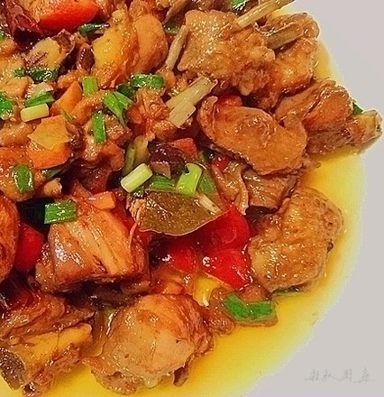 Grilled Chicken with Mushroom and Pepper