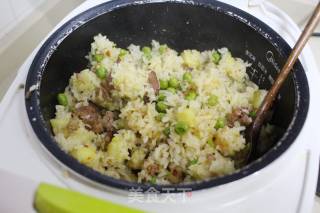 Braised Rice with Sausage and Potatoes recipe