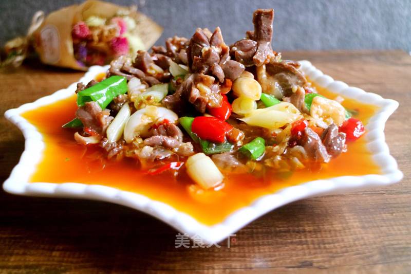 Stir Fried Duck Gizzards recipe