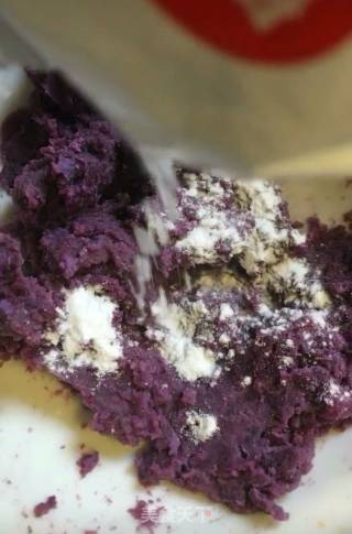 Purple Sweet Potato Taro Balls Sago Sauce recipe
