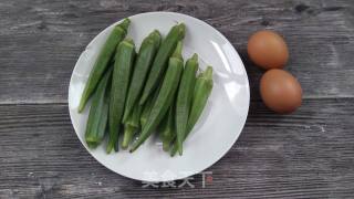 Scrambled Eggs with Okra recipe