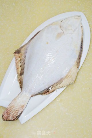 Roasted Stone Flounder with Pork Moo recipe