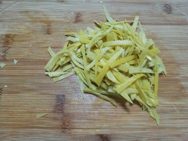 Candied Pomelo Peel Silk for Nourishing Lungs and Relieving Cough recipe