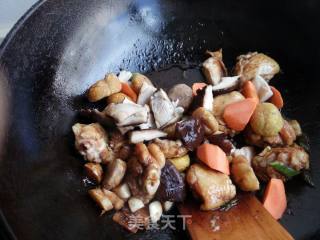 Braised Chicken Wings with Chestnuts recipe