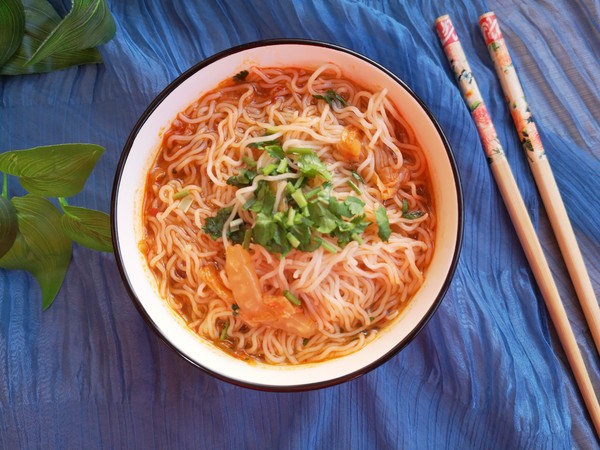 Sour Soup Rice Noodles recipe