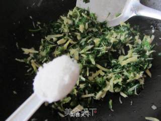 Malan Fried Bamboo Shoot Tips recipe