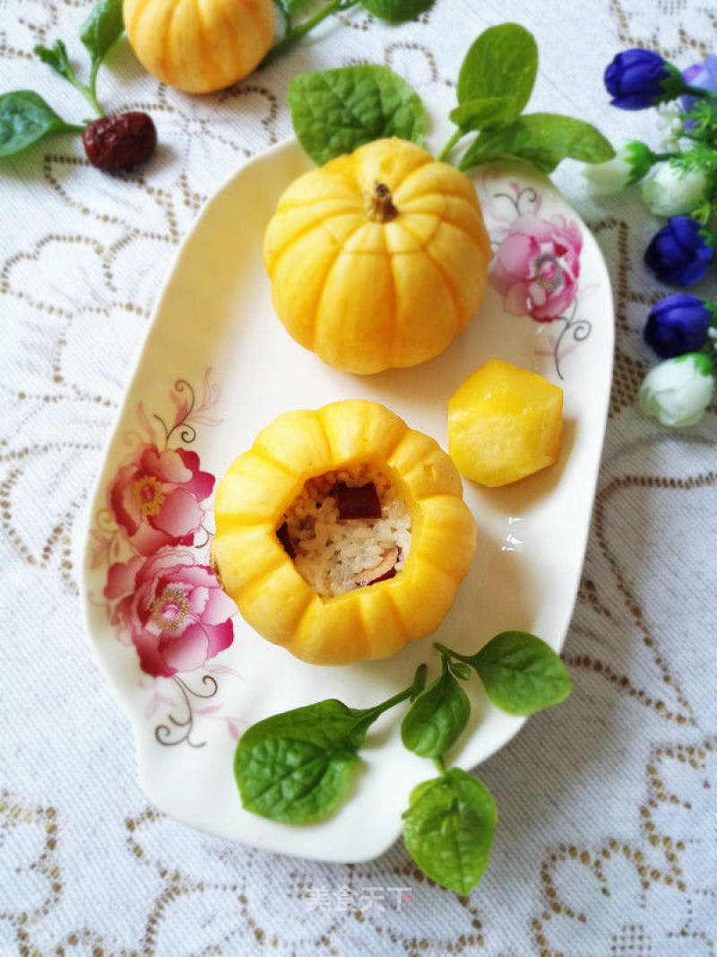 #trust之美# Glutinous Rice, Red Dates and Pumpkin recipe