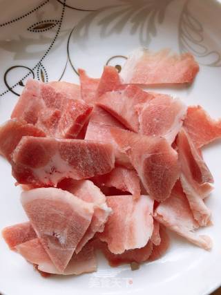 Fried Pork with Pleurotus Eryngii recipe
