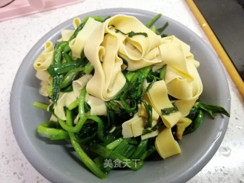 Leek Tofu Skin recipe