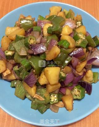 Burnt Mixed Vegetables recipe