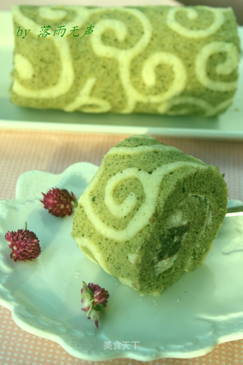 [painted Cake Series] Tang Grass Matcha Roll recipe