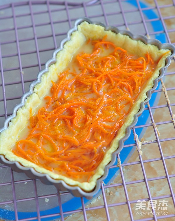 Carrot Cheese Savory Pie recipe