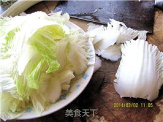 Stir-fried Cabbage with Sliced Pork recipe