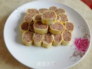 Fresh Vegetable Meat Omelet recipe