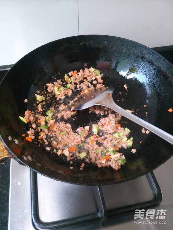 Steamed Tofu with Minced Meat recipe