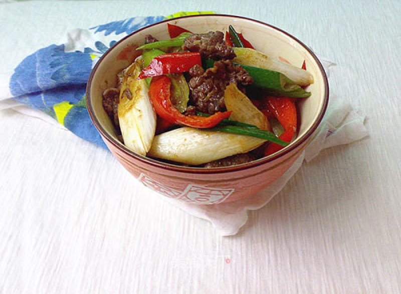 Stir-fried Beef with Beijing Onion recipe