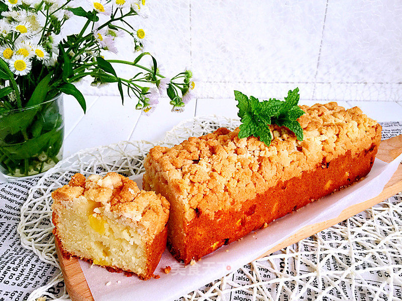 #aca烤明星大赛#pineapple Crisp Cake recipe