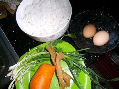 Fried Rice with Dried Vegetables recipe
