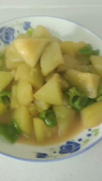 Vegetarian Stewed Horn Melon recipe