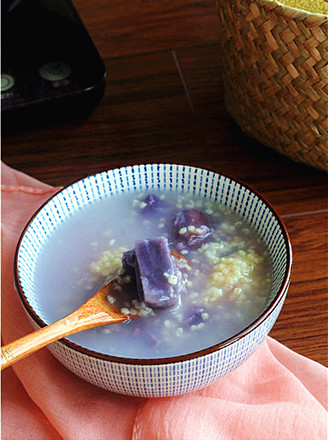 Millet Purple Potato Congee recipe