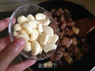 【pleurotus Eryngii Garlic Veal】 recipe