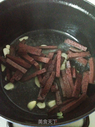 Stir-fried Blood Tofu recipe