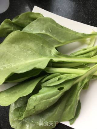 Abalone with Spinach in Oil recipe