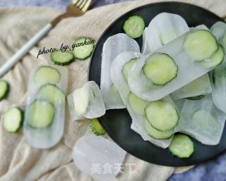 Cucumber Sprite Popsicles recipe