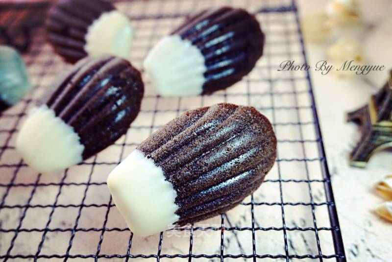 #aca烤明星大赛#chocolate Madeleine Cake recipe
