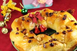 【aca-da600 Chef Machine Trial Report】christmas Wreath Bread recipe