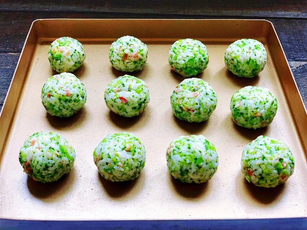 Broccoli Germ Rice Ball recipe