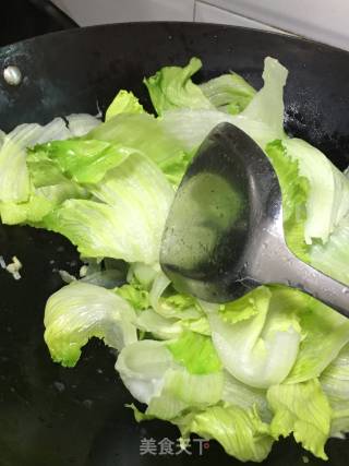 Lettuce in Oyster Sauce recipe