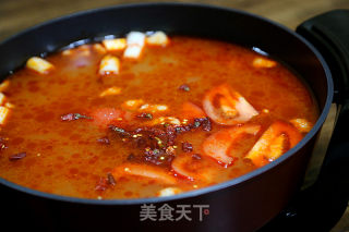 Homemade Tomato Hot Pot Soup Base-hot Pot Soup You Can Drink recipe