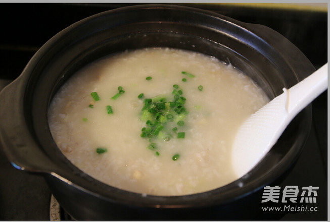 Private Kitchen--【scallop Chicken Congee】 recipe