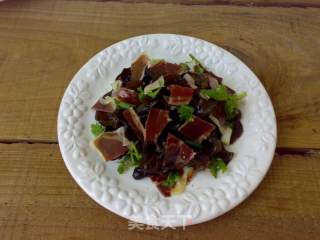 Ham Mixed with Fungus recipe